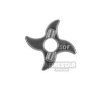 SI-DAN Minifigure Weapon Shuriken IRON BLACK