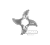 SI-DAN Minifigure Weapon Shuriken LIGHT SILVER