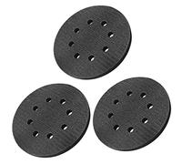 SI FANG 125mm Soft Sponge Interface Pad 8 Holes Foam Sanding Pads for 5 Inch Dust Free Random Orbital Sander, Impact Resistant Noise Reduction Cushion Hook and Loop Buffing Pad (3Pcs)