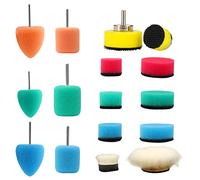 SI FANG 16Pcs Car Detail Polisher Buffing Polishing Pads Kit for Drill