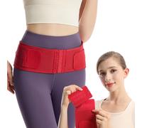 SI Joint Hip Sacroiliac Belt for Women and Men- Alleviates Sciatic, Pelvic, Lower Back, Leg and Sacral Nerve Pain Caused by Si Joint Dysfunction- Breathable Anti-Slip-Stabilizing Compression (Red)