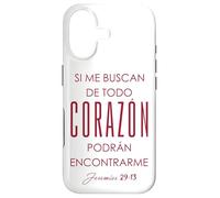 Si me buscan de todo corazón, podrán encontrarme. Case for iPhone 17