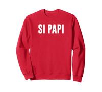 SI PAPI Bold Design In White Sweatshirt