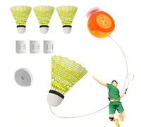 SI SEN 3 Pcs Single Badminton Training Training Badminton Bounce Training Portable Badminton Practice Equipment for Badminton Training