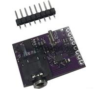 Si4703 RDS FM Tuner Module for Arduino PIC AVR Microcontrollers with Integrated Analog to Digital Converter and Digital Signal Processor (purple)
