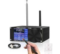 Si4732 ATS-25MAX Decoder ii Radio Receiver, Portable 4.17 Version Full Band Shortwave Radio,Adds CW RTty Decoding Function,WIFI Function,4000mAh Battery Bandpass Filter,FM LW (MW SW) and SSB