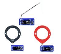 SI4732 for dsp Radio with for ESP32-S3, 1.9 Inch IPS Display, for FM AM SSB LSB Receiver, 800 mAh for Battery, Charging, Metal Housing for Shortwave and VHF (Telescopic Antenna)