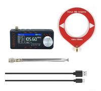 SI4732 Fullband Radio Receiver, for DSP Radio Receiver with Built-in, Supports Battery Power Display And Loud Speaker Output(red)