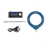 SI4732 Fullband Radio Receiver, for DSP Radio Receiver with Built-in, Supports Battery Power Display And Loud Speaker Output(blue)