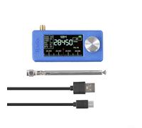SI4732 Portable Full Band Radio Receiver, Compact For AM FM LSB USB HF SW VHF Bands Multi-band Radio Receiver With Antenna(Blue-Pull Rod)