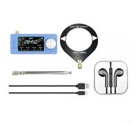 SI4732 Portable Mini Radio Supporting Multi Band Broadcasting Modes, Companion for Music Lovers on the Move with Accessories (black)