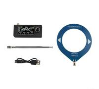 SI4732 Radio Receiver with 1.9 Inch IPS Screen, 0.5-108MHz Full Band AM FM SW LSB USB, ESP32-S3 Control, 800mAh Battery, TYPE-Cs, Case(B)