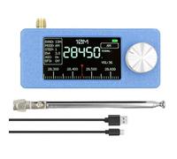 SI4732 Shortwave Radio Receiver Portable 0.5-108MHz Mini Radio, SI4732 Pocket Radio 0.5-108 MHz, Receiver, 1.9 Inch IPS Colour Display, AM FM LSB USB, 800 mAh Battery