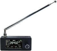 SI4732 Shortwave Radio Receiver Portable 0.5-108MHz Mini Radio with 1.9" IPS Screen, ESP32-S3 Control, DAB/LSB/USB/AM/FM Modes, Loop Antenna Pocket Radio for Yard Work, Walking, Camping, Fishing