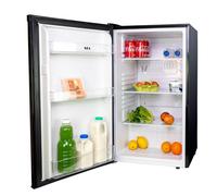 SIA 48cm Black Freestanding 91L Under Counter Larder Fridge LFS01BL SIA Black