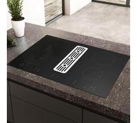 SIA IHDR80BL 80cm Black Induction Hob With Built In Downdraft Extractor Fan