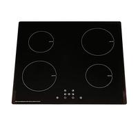 SIA AMZINDH61BL 60cm Induction Hob with Plug, 4 Zone Touch Control, Black, 2 Years Parts & Labour Guarantee