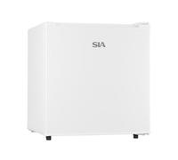 SIA AMZTT02WH 39L Table Top Counter Mini Freezer, 4 Star Freezer Rating, Removable Wire Shelf, Reversible Door, Adjustable Legs, White