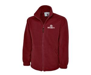 SIA Approved Security Embroidered Full Zip Fleece Jacket Event Security CCTV