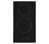 Sia Cerh31Bl Black 30Cm 2 Burner Domino Ceramic Electric Hob With Touch Control