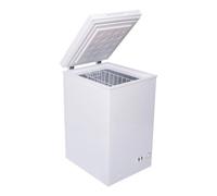 Sia Chf100W 48Cm Freestanding Slimline Compact White Chest Freezer