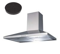 SIA CHL60SS 60cm Stainless Steel Chimney Cooker Hood Extractor And Carbon Filter