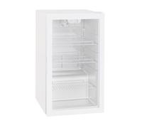 SIA DC10WH 110L White Under Counter Drinks Fridge, Beer And Wine Beverage Cooler With Glass Door, Adjustable feet, No Frost, 2 Year Guarantee