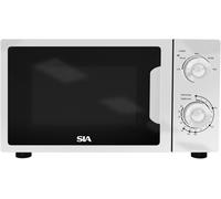 SIA FAM21WH 20L White Microwave, Freestanding, Analogue Dials, 700W, 2 Years Pa