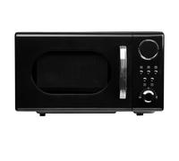 SIA FRM20BL 20L Retro Microwave, Black, 700W, Digital Timer, 2 Years Parts and Labour Guarantee