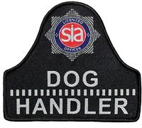 SIA Licensed Officer Sew-On Dog Handler Security Badge