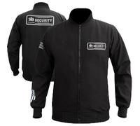 SIA Security Jacket Tactial bouncer Enforcement CCTV Jacket Pet Dog Handler Jersey Reflector Logo M-3XL (UK, Alpha, XL, Regular, Regular, Black)