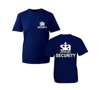SIA Security Officer T-Shirt - Professional Uniform for Security Staff Officer, Doorman, Bouncer, Events Unisex for Men and Women (Navy, S Years)