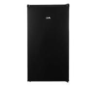 SIA SFR44BL 83L Black Freestanding Under Counter Fridge With Chiller 2 Glass Shelves, Interior Light, E Energy Rating, 2 Year Manufacturer Warranty