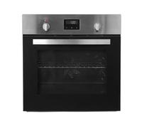 SIA Single Electric Fan Oven In Stainless Steel, 60cm FSOC59X, Digital Display and Digital Timer True Fan Oven, ActivEnamel interior, Energy Class A, 5 Year Parts & 2 Years Labour Guarantee