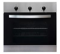 SIA SO111SS 60cm Stainless Steel Built In Single Electric True Fan Oven in Silver SIA Silver