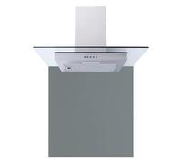 Sia Sp60Gy 60Cm X 75Cm Grey Toughened Kitchen Glass Splashback