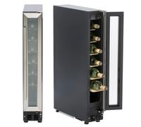 SIA WC15SS 150mm / 15cm Stainless Steel Under Counter LED 7 Bottle Wine Cooler [EEK: G]