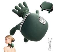 Siaasoo Massage Master,for Lower Back & Shoulder Pain Relief, Neck and Shoulder Massager with Heat, 3D Kneading Pillow, Electric Shiatsu Massage with Soothing Heat