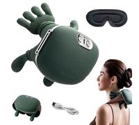 Siaasoo Massage Master for Shoulder, 3D Kneading & Heat Therapy, 3-Speed Adjustable for Shoulder/Neck/Back/Lower Abdominal, Deep Tissue Pain Relief, Gift for Men/Women/Parents
