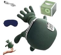 Siaasoo Massage Master for Shoulder, Airlandolists Hand Shoulder and Neck Massager, with 3-Speed Adjustment, Electric Kneading Massage Pillow, for Shoulderes, Leg, Compact and Lightweight (Green,1PCS)