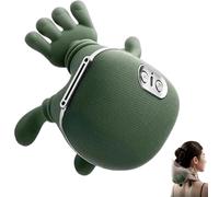 Siaasoo Massage Master for Shoulder, Airlandolists Neck and Shoulder Massager with Heat, Simulated Human Hand Cervical Trapezius Neck Massager Pillows, Compact and Lightweight (1pcs)