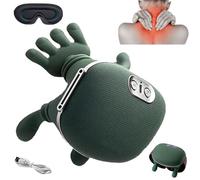 Siaasoo Massage Master for Shoulder, Electric Kneading Massage Pillow, with Heat Kneading, Neck, Lower Abdominal, Shiatsu Back and Neck Massager for Women Men