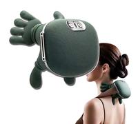 Siaasoo Massage Master for Shoulder, Neck & Back - 3D Kneading Massager with 3-Speed Adjustment, Shiatsu Electric for Full Body Comfort, Gift for Women Men Parents (Green)