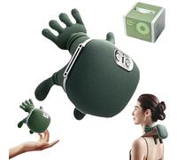 Siaasoo Massage Master for Shoulder, Neck, Lower Abdominal, Simulated Human Hand Cervical Trapezius Neck Massager Pillow, Shiatsu Back and Neck Massager with Heat for Women Men (1 Set)