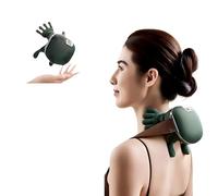 Siaasoo Massage Master for Shoulder, Neck Massager Pillow with 3-Speed Adjustment, Electric Deep Tissue 3D Kneading Massage ，Gifts for Women, Men, Mom and Dad (Green)