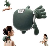 Siaasoo Massage, Siaasoo Neck Massager, Tissue Shiatsu Electric Massage Master for Shoulder, with 3-Speed Adjustment, for Necks, Back, and Lower Abdomen (A)