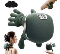 Siaasoo N7 Shoulder and Neck Massager, Neck Massager for Pain Relief Deep Tissue with Two-Speed Temperature Adjustment Dual-Zone Heat, Back and Leg Massagers with Simulation Palm, Useful Gift