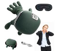 Siaasoo Neck Massager, 3D Deep Kneading Compact and Lightweight Shiatsu Massager Master with Heat for Shoulder Back Neck Leg for Women Men Mom and Dad Rechargeable