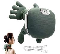 Siaasoo Neck Massager, Bionic Heated Shiatsu Massager, 2026 Wireless Portable Back and Shoulder Massager, Simulated Human Hand Design for Pain Relief and Muscle Relax