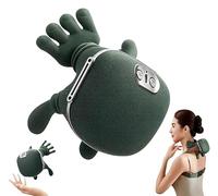 Siaasoo Neck Massager, Real Hands 4D Kneading Massager N4, Electric Massage Master for Neck & Shoulder, Rechargeable USB-C Heated Shiatsu Relaxation Device for Home, Office, Travel